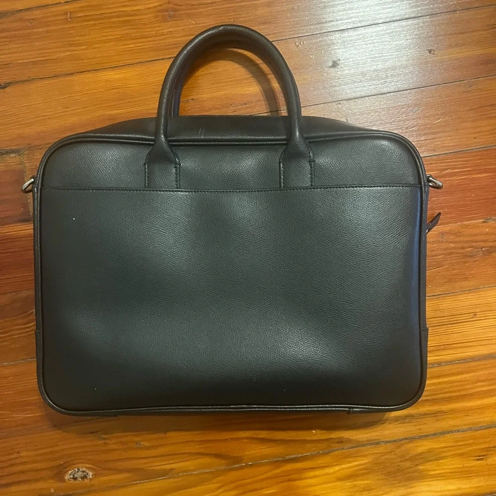 Michael Kors Black Leather Briefcase Professional Design - BRAND NEW